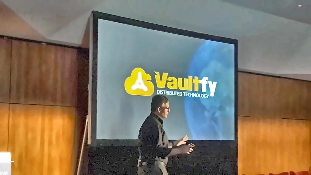 Vaultfy presentation at the AMP Forum