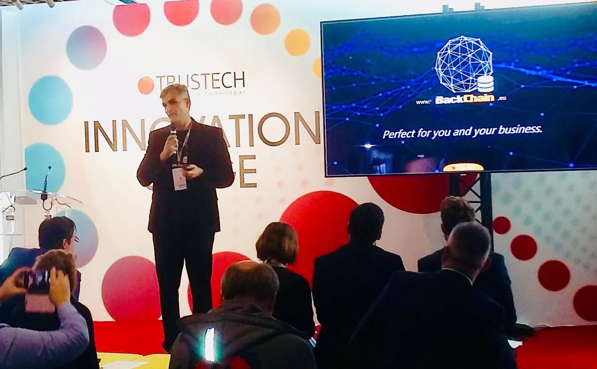 BackChain launch at Trustech