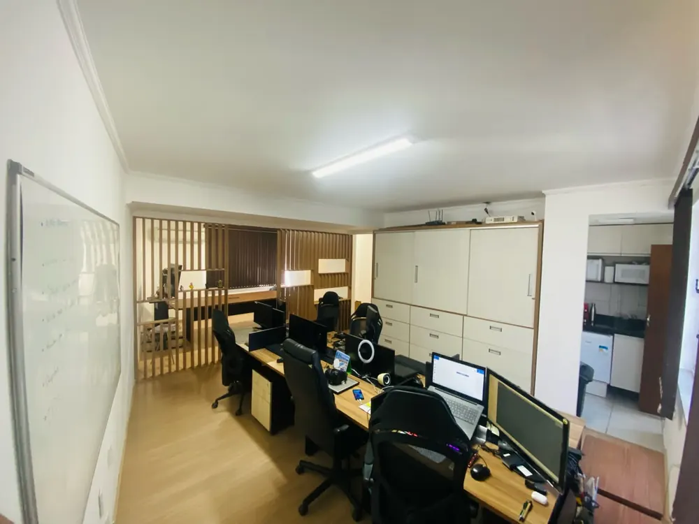 Work area at Cyber1's current office in Lapa, São Paulo